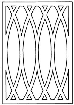 LAZER TECH TRIMS - 1" Scale Window Mullions For HWK-5001 Window Dollhouse Miniature (5001)